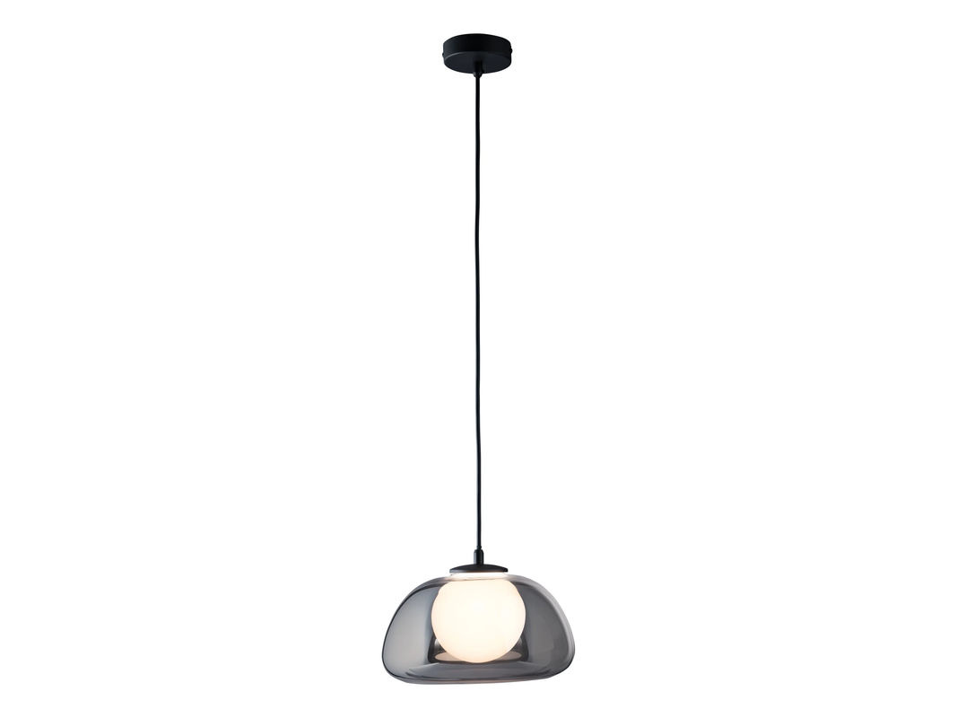LIVARNO HOME LED-Pendelleuchte aus Glas in Grau und Transparent - Bild 3