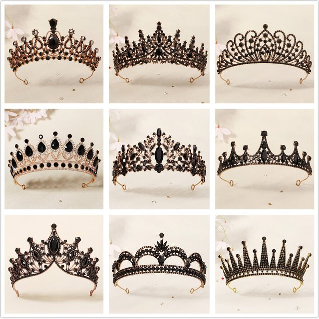 Miallo Stirnband, Schwarz, Strass, Kristall, Damen - Bild 1