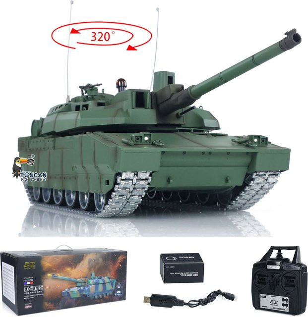Tongde H2408 Leclerc Panzer, RC Panzer, 1:16, ferngesteuert, mit Infrarot und BB Shooting - Bild 1