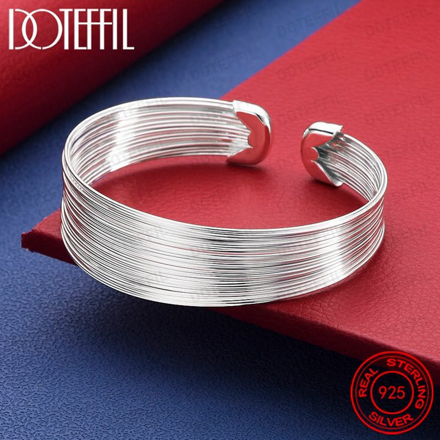 DOTEFFIL Armreif 925 Silber, Unisex - Bild 1