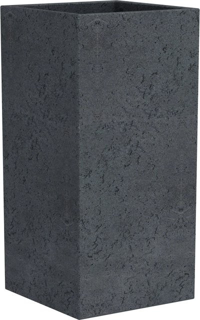 Scheurich Pflanzgefäß C-Cube in Stony Black, B/T/H: 28 x 28 x 28 cm - Bild 1