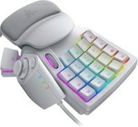 Razer Tartarus Pro Mercury Gaming-Tastatur Weiß QWERTZ Deutsch mit optischen Schaltern und Handballenauflage - Bild 1