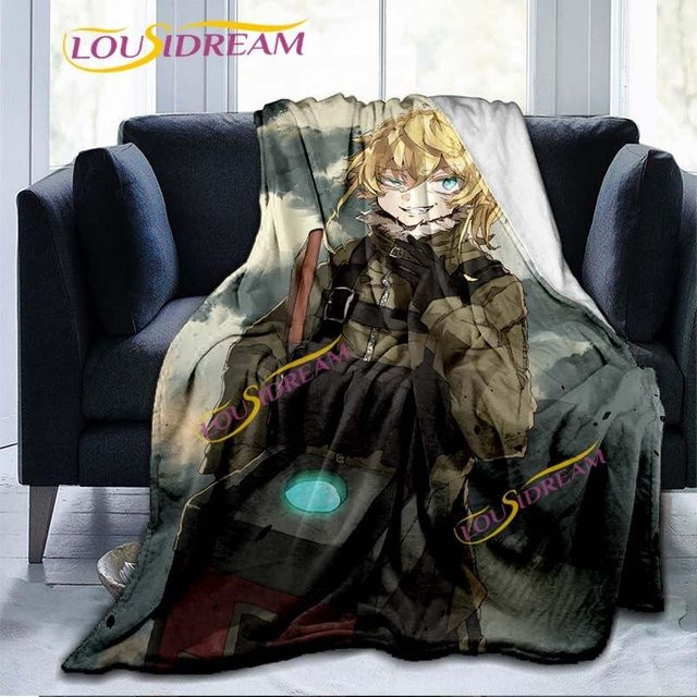 Flanell-Decke Die Saga von Tanya The Evil mit Tanya Degurechaff Motiv, bunt, B/B: 150 x 200 cm - Bild 1