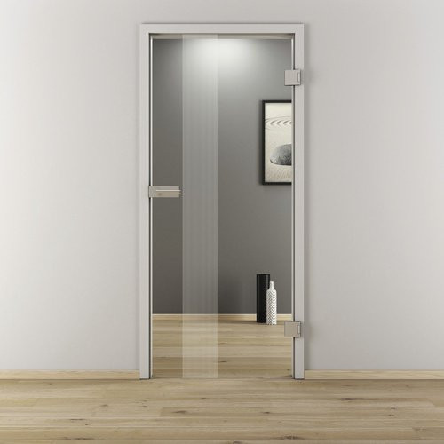 NOVADOORS Glasdrehtür NOVA 594, glänzend, transparent, B/T/H: 95,9 x 38,05 x 197,2 cm - Bild 1
