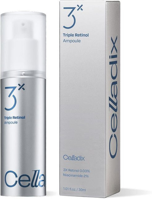 Celladix Dreifach-Retinol-Ampulle Serum, 30 ml, Unisex - Bild 1