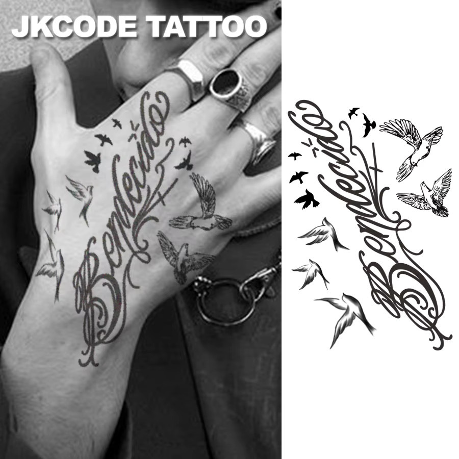 JKCODE TATTOO Temporärtattoo, Unisex - Bild 2