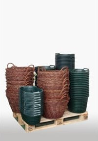 floraworld Gartenkorb Classic FWDisplay aus Kunststoff und Weide - Bild 1