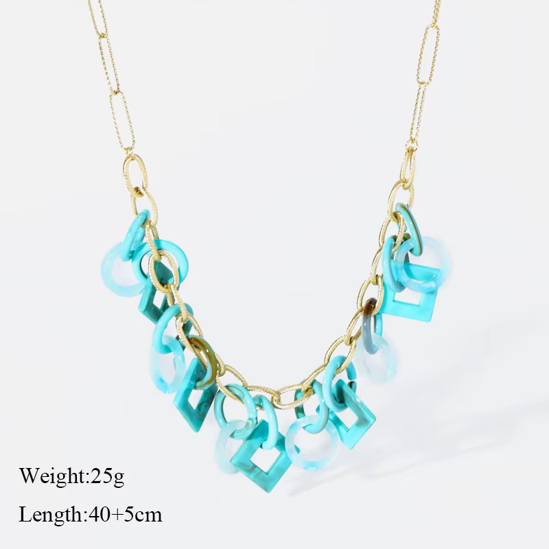 Eilieck Halskette, Edelstahl, Gold, Damen - Bild 2