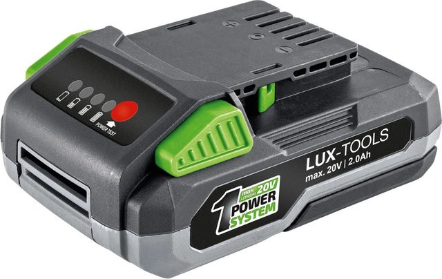 LUX-TOOLS 20 V Li-Ion Akku 1 PowerSystem 2 Ah in Grau - Bild 1
