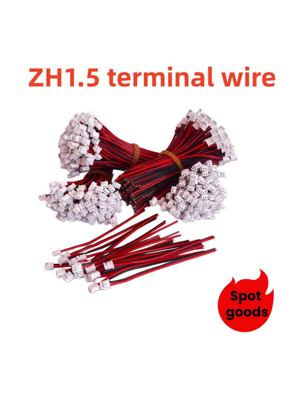 KePaQi ZH1.5 Kabelverbinder 2-polig mit 1,5mm Abstand und 100mm Länge für 28AWG Elektronik-Leitungen - Bild 6