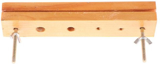 Tragbare Holzbuchbindepresse von Binchi Outdoor Product als Flachpapierpresse für DIY-Buchbindearbeiten in Beige - Bild 1