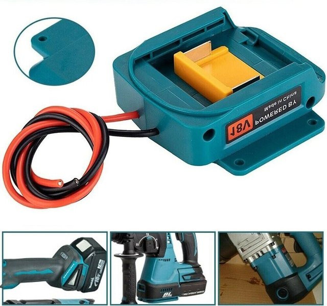 XMSJ Batterieadapter für Makita 18 V Akkus mit 14 AWG Drahtanschluss für DIY Power Wheels, RC Cars und Robotik - Bild 1