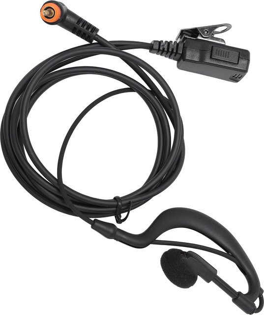mfySpace Push-to-Talk Mikrofon Headset in Schwarz mit klarer Tonübertragung und G-Form Ohrbügel für SL1M SL1K SL1600 SL300 SL7500 SL400 - Bild 1