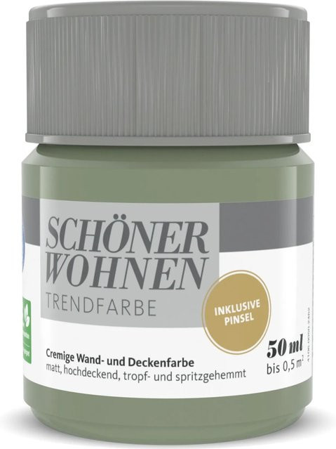 Schöner Wohnen Trendfarbe Olive 50 ml - Bild 1
