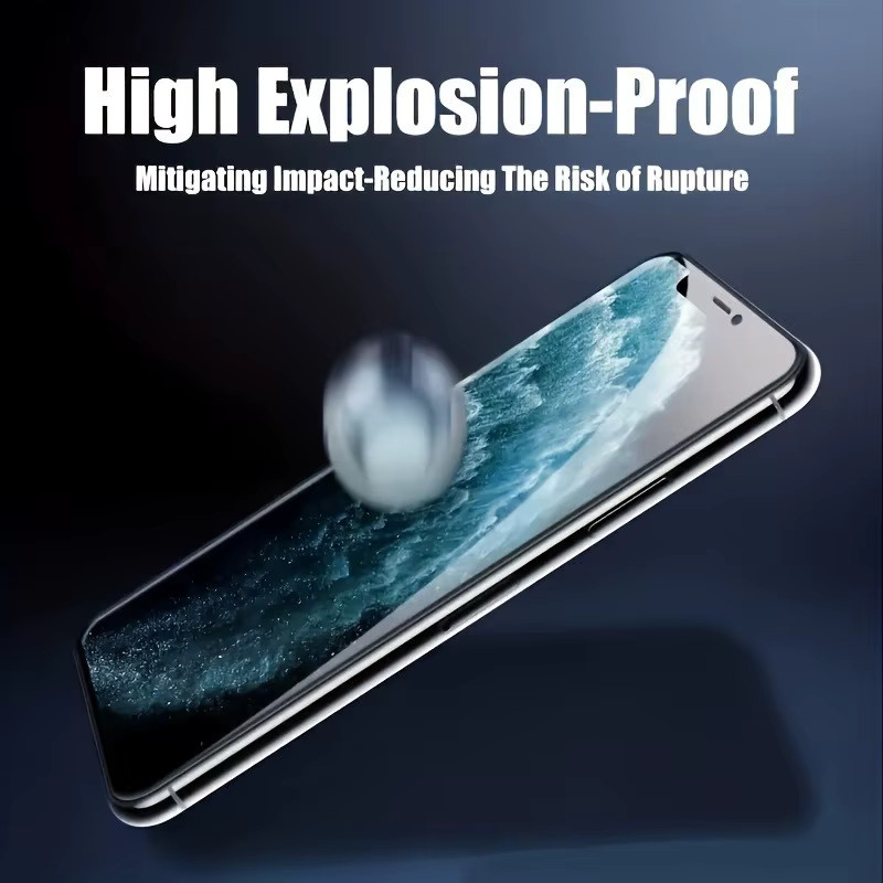 2 Stück ONEVAN matte Hydrogelfolie, kratzfest und explosionsgeschützt, transparent, passend für iPhone 16 15 14 13 12 11 XS XR Plus Pro Max - Bild 3