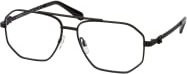 Off-White OPTICAL OERJ044 Korrektionsbrille, Aviator, Vollrand, Metal, Black, Unisex - Bild 1