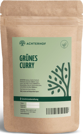 Achterhof Grünes Curry Gewürzzubereitung 100 g - Bild 1