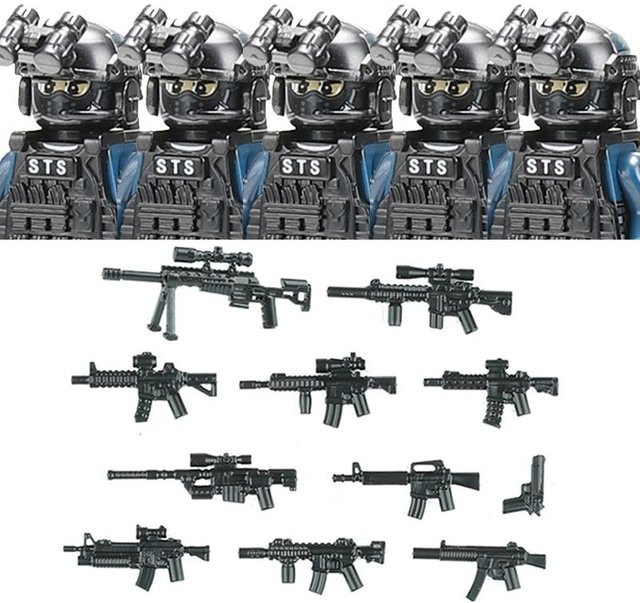Yiran toy Militärfiguren Riot Police Soldat Bausteine, ab 14 Jahre - Bild 1