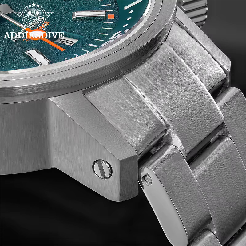 ADDIESDIVE Armbanduhr, Automatik, Edelstahl, Saphirglas, 42 mm, Herren, Orange - Bild 4