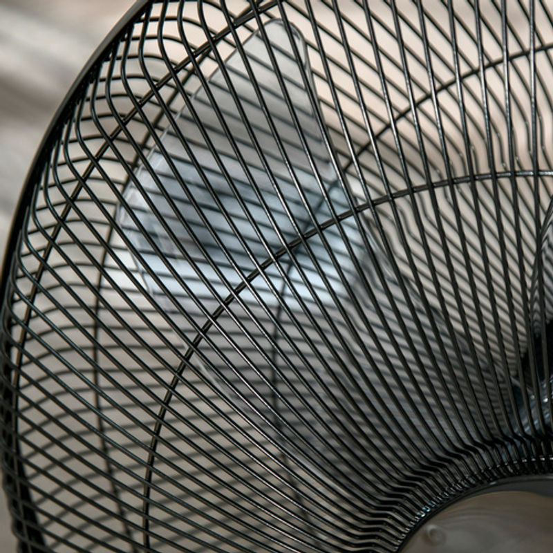 HOMCOM Standventilator mit Fernbedienung, Schwarz, Höhe: 124 cm, Breite: 45 cm - Bild 6