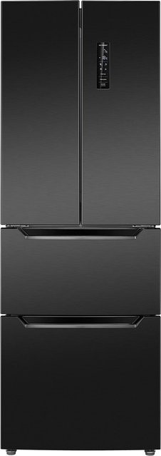 BOMANN KG 7361 IX French Door Kühlschrank in Schwarz und dunkler Edelstahl-Optik - Bild 1