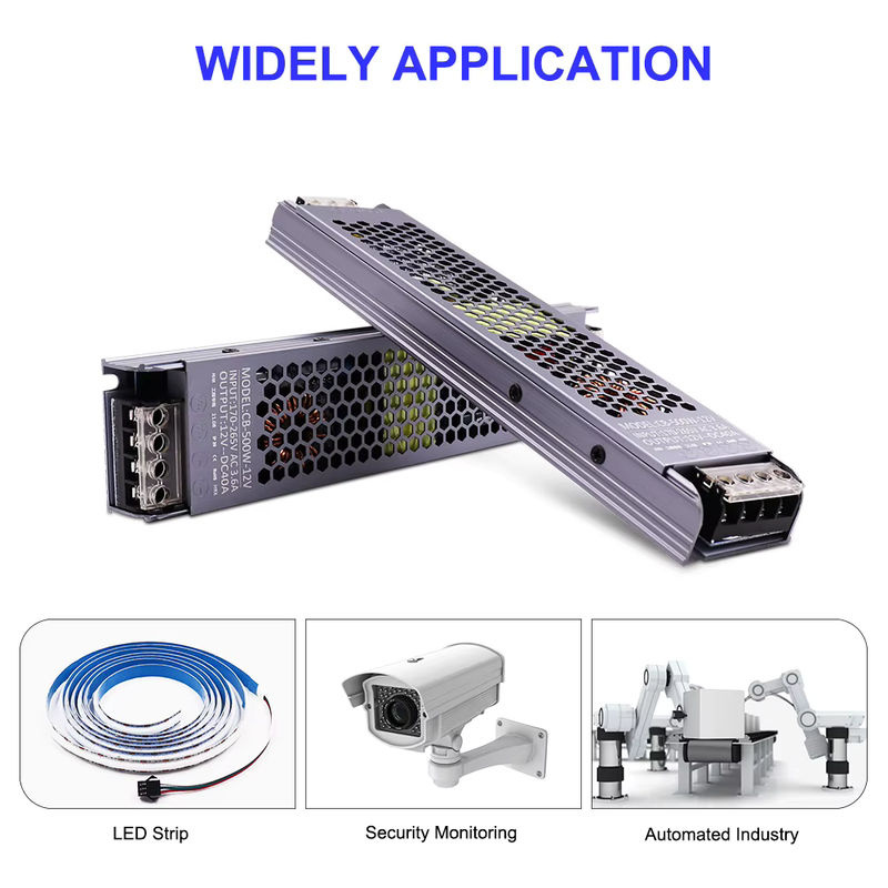cooleeon LED-Treiber Netzteil AC/DC Transformator für LED-Streifen und Glühbirnen 60W 12V 24V aus Aluminium - Bild 4