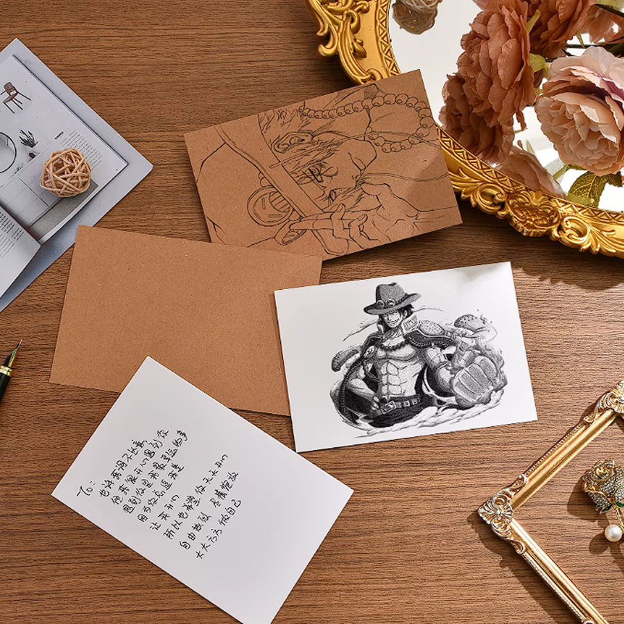Verdickte leere Bastelkarten in Weiß für DIY-Zeichnungen, Flashcards und Lernkarten, 50 Stück - Bild 2