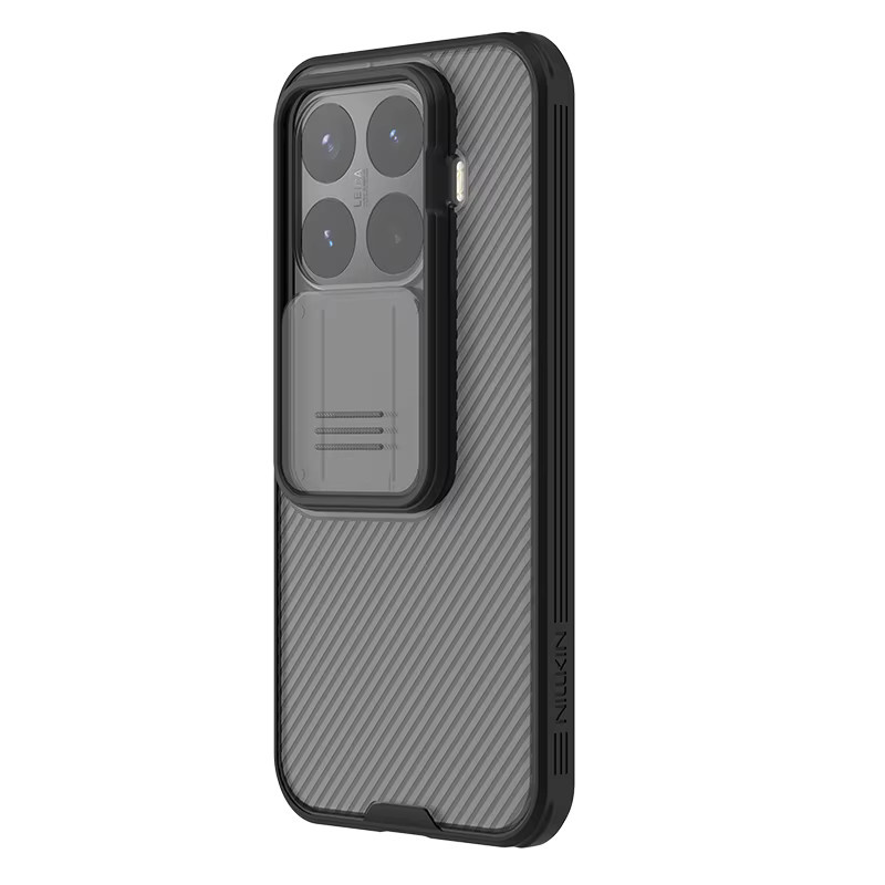Nillkin CamShield Pro Hartschalen-Hülle für Xiaomi 17T Pro, 17T, 15T Pro und 15T 5G mit Schiebe-Kameraabdeckung und Linsenschutz in Schwarz - Bild 2