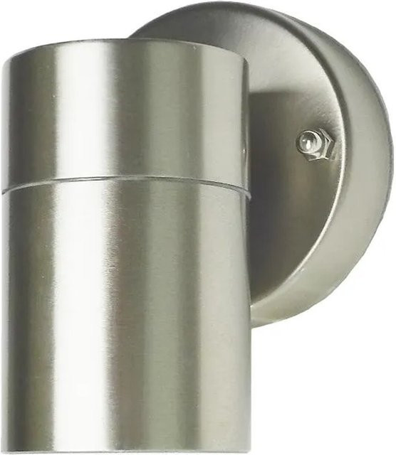 Dapo Außen Wandleuchte Bornholm in Edelstahl und Glas, Farbe Silber, GU10, IP44 - Bild 1
