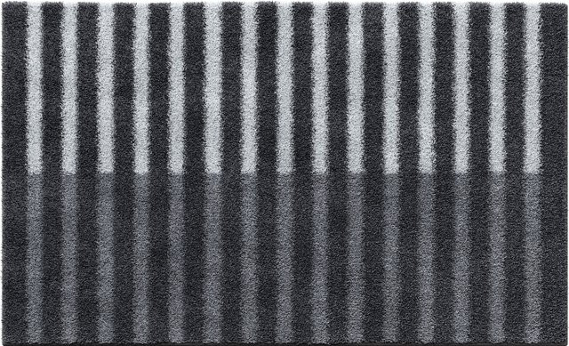Badteppich STRADA von GRUND in Grau und Anthrazit, modernes Design aus Polyacryl, rutschhemmend und für Fußbodenheizung geeignet - Bild 1