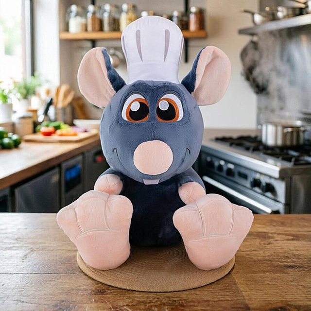 Yiran toy Remy die Ratte Koch Plüschtier, Disney, 65cm, ab 14 Jahren - Bild 1