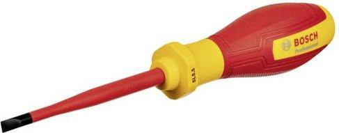 Bosch Professional VDE Schlitz-Schraubendreher in Rot und Gelb - Bild 1