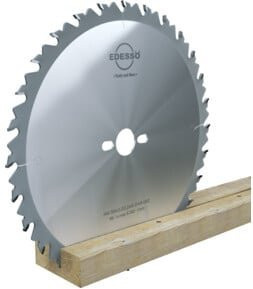 EDESSÖ HW Kreissägeblatt für die Bausäge, Carbide Tipped, Farbe: Silber, Durchmesser: 350 mm, Bohrung: 30 mm, Schnittbreite: 3,5 mm, Sägeblattstärke: 2,5 mm, Zähnezahl: 32 - Bild 1