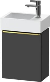 Duravit Waschtischunterschrank D-Neo in Grau glänzend, Wandmontage, B/H/T: 36,4 x 44,0 x 22,2 cm - Bild 1