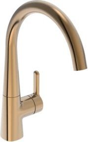 Hansa Spültisch-Einhebelmischer HANSADESIGNO Style in Bronze mit schwenkbarem Auslauf, Auslaufhöhe: 21,9 cm - Bild 1