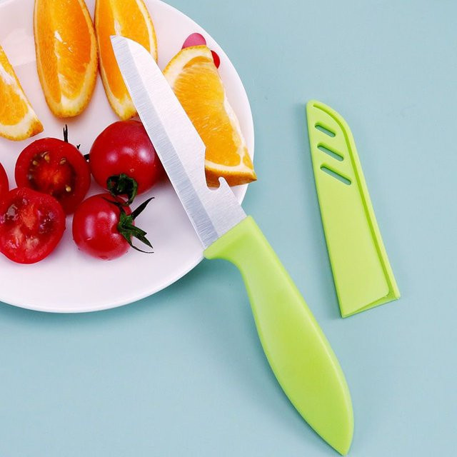 PLYS Schälmesser aus Edelstahl für Obst und Gemüse, Mehrfarbig - Bild 1