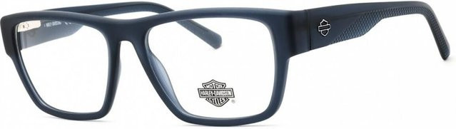 Harley Davidson HD50110 Korrektionsbrille, Herren, Vollrand, Square, Black, Blue, Kunststoff - Bild 1