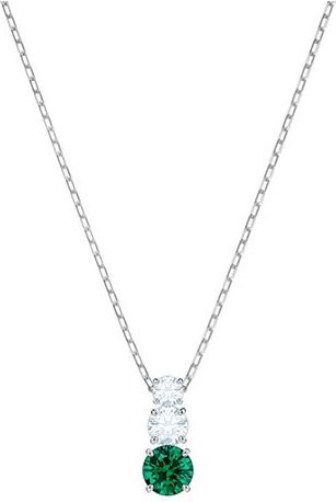Swarovski Halskette, Kristall, Silber, Weiß, Damen - Bild 1