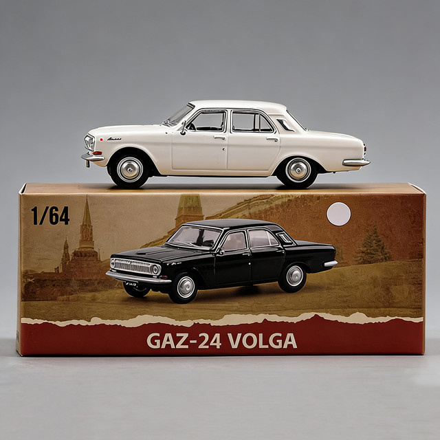 RMZ city GAZ-24 GAZ-12ZIM LADA 2105 2101, Miniaturfahrzeug, 1:64, Metall - Bild 1