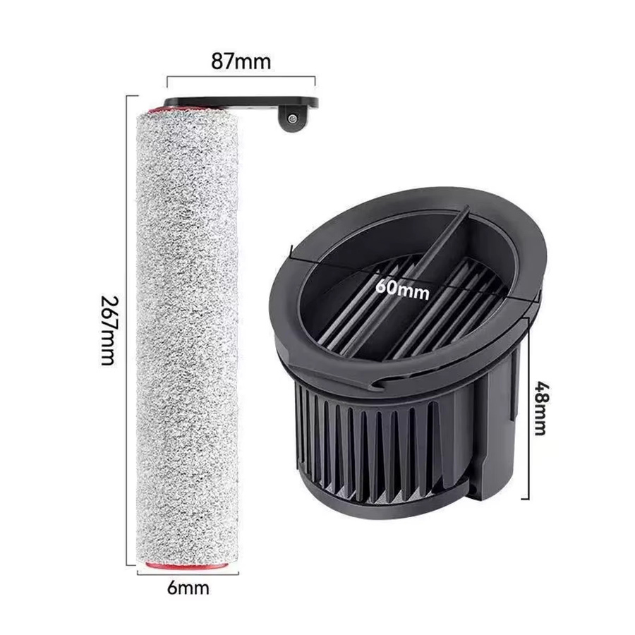 Dreame Ersatzbürstenrolle und HEPA-Filter-Set für H14, H14 Pro und H14 Dual Nass-Trocken-Staubsauger - Bild 1