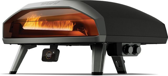 Ooni Koda 2 Max Gas Pizzaofen in Schwarz und Grau mit Thermometer und tragbarem Design - Bild 2