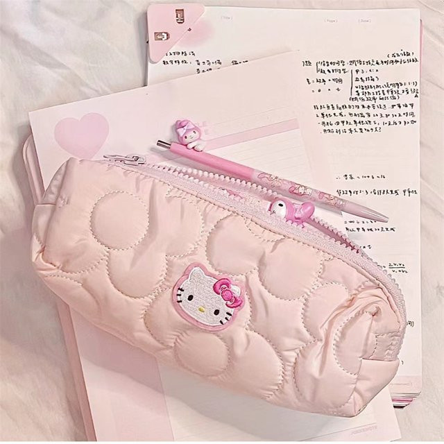 Sanrio Hello Kitty Federmäppchen in Pink mit großem Fassungsvermögen für Mädchen und Studenten - Bild 1