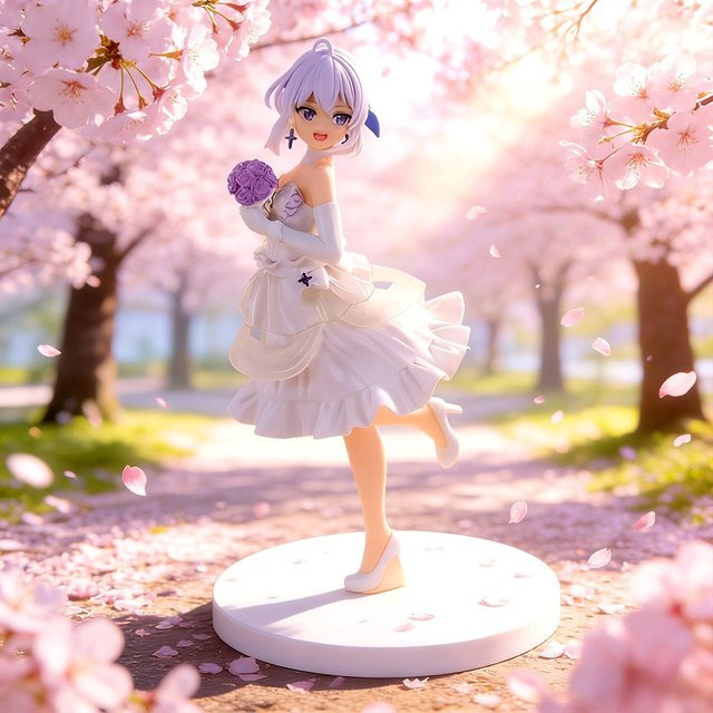 Bandai Die Reise von Elaina Elaina Hochzeitskleid Actionfigur, PVC-Statue - Bild 1