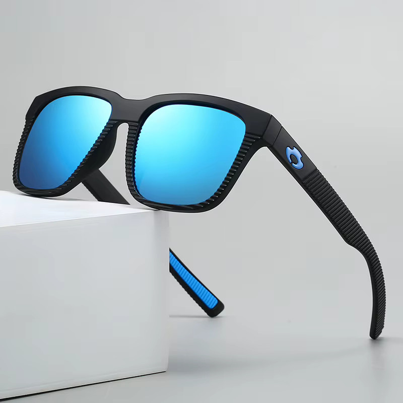 Karos Sonnenbrille, Unisex, Vollrand, Kunststoff, Schwarz, polarisiert - Bild 2