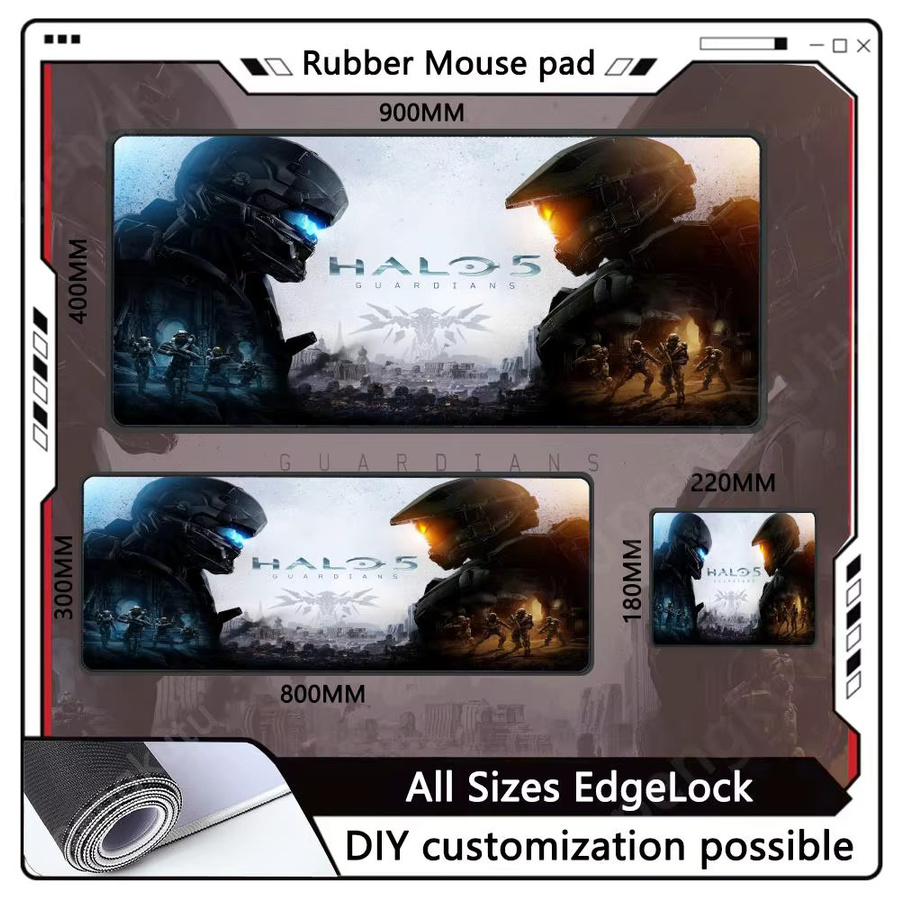 Bellissimo XXL Gaming Mauspad für Gamer in Schwarz und Multicolour - Bild 1