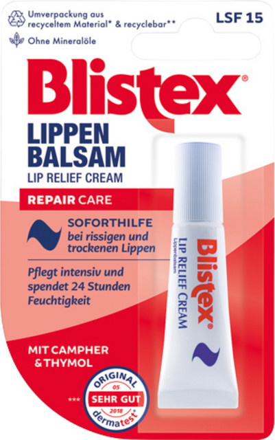 Blistex Lippenbalsam, LSF 15, 6 ml - Bild 1