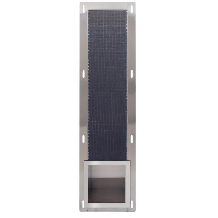 KOLMAN WC-Papieraufbewahrung Unterputz aus Edelstahl in Silber, B/T/H: 72 x 19,5 x 12,3 cm - Bild 2