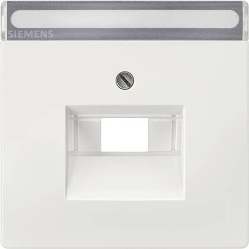 Siemens Schalterprogramm Abdeckung Delta in Weiß - Bild 1