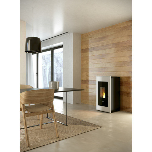 Freepoint Pelletofen One WiFi-fähig Stahl Weiß 7 kW - Bild 5