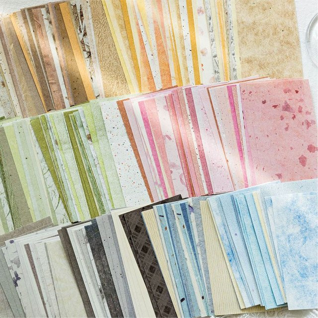 50 Blatt Vintage Scrapbook Dekorationspapier in Multicolour für Journaling und Bastelarbeiten - Bild 1